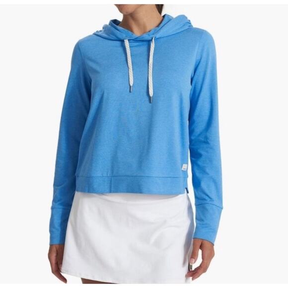 Vuori Tops - Vuori Halo Essentials Hoodie Sweatshirt Long Sleeve Dreamknit Pullover Baltic S